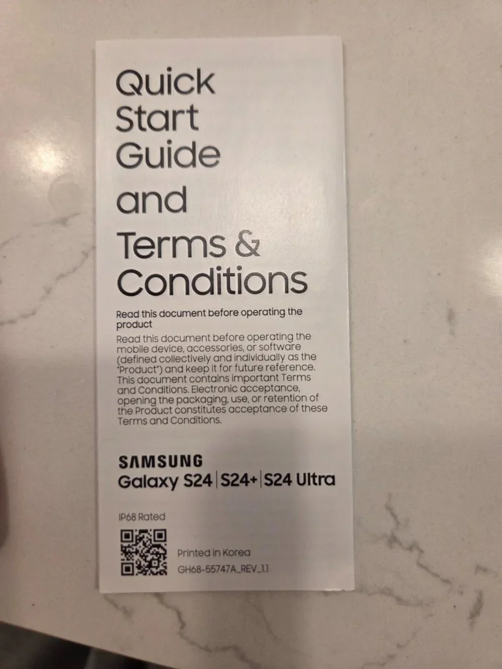 New Samsung Galaxy S24 Ultra 5G S928U 256GB Verizon - Titanium Gray